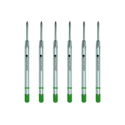Monteverde® Fine Gel Ballpoint Refill For Parker Gel Ballpoint Pens, 6/Pack, Green