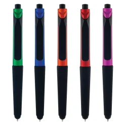 Monteverde One Touch Ballpoint Pen with Front Stylus, Assorted Colors, 12 pack (MV36170)