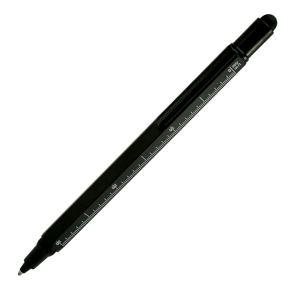 Monteverde One Touch Tool Inkball Pen with Stylus, Black (MV35220)