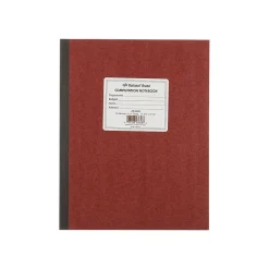 National Brand 1-Subject Computation Notebooks, 9.25" x 11.75", Quad, 75 Sheets, Brown (43648)