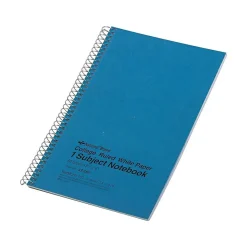 National Brand Xtreme 1-Subject Notebooks, 6" x 9.5", College Ruled, 80 Sheets, Blue (33560)
