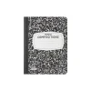 Oxford Composition Notebooks, 9.75" x 7.5", Wide Ruled, 120 Sheets, Black (09-6120)