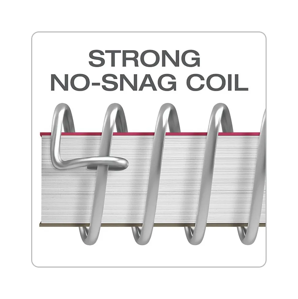 Oxford 5-Subject Notebooks, 8.5" x 11", College Ruled, 200 Sheets, Assorted Colors (10588)