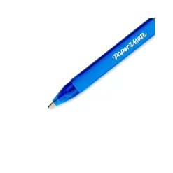 Paper Mate ComfortMate Ultra Retractable Ballpoint Pen, Medium Point, Blue Ink, Dozen (6310187)