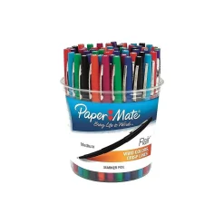 Paper Mate Flair Felt Pen, Medium Point, Assorted Ink, 48/Pack (4651)
