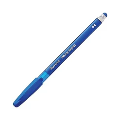 Paper Mate InkJoy 2 in 1 Stylus Ballpoint Pen, Medium Point, Blue Ink, Dozen (1951349)