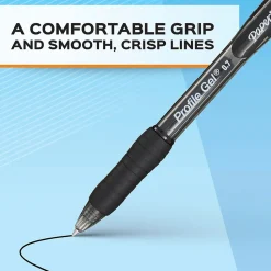 Paper Mate Profile Retractable Gel Pen, Medium Point, Assorted Ink, 4/Pack (2095469)