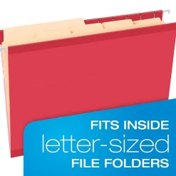 Pendaflex Divide It Up® File Folders, Letter Size, Manila, 12/Pack (10771)
