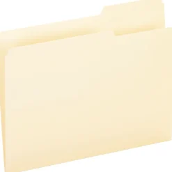Pendaflex Essentials File Folder, 3 Tab, Letter Size, Manila, 100/Box (PFX 752 1/3-3)
