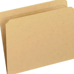 Pendaflex File Folder, Straight Cut, Letter Size, Kraft, 100/Box (PFX RK152)