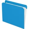 Pendaflex File Folder, Straight Cut, Letter Size, Blue, 100/Box (PFX R152 BLU)