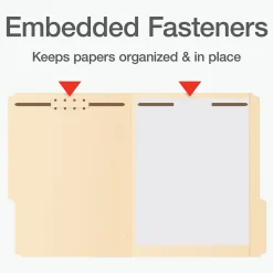 Pendaflex File Folder, 1-Tab, Letter Size, Manila, 50/Box (1006993)