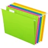 Pendaflex Glow 5-Tab Hanging File Folders, Letter Size, Multicolor, 25/Box (81672)