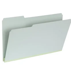 Pendaflex Recycled File Folder, 1-Tab, Legal Size, Light Green, 25/Box (1006934)