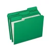 Pendaflex Reinforced File Folder, Letter Size, Bright Green, 100/Box (R15213BGR)