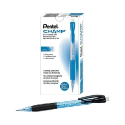 Pentel Champ Mechanical Pencil, 0.7mm, #2 Medium Lead, Dozen (AL17C)