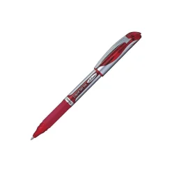 Pentel EnerGel Deluxe Gel Pens, Medium Point, Red Ink, Dozen (BL57-B)