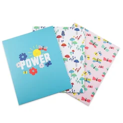Pep Rally 3-Hole Punched 2 Pocket Presentation Folder, Assorted (60612)