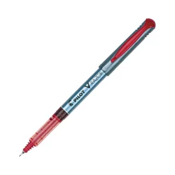 Pilot V Razor Point Liquid Ink Marker Pens, Extra Fine Point, Red Ink, Dozen (11022)
