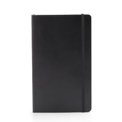 Poppin Soft Cover Notebooks, Medium, Black, 100/Box (105043)