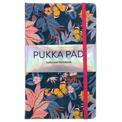 Pukka Pad Bloom Subject Notebooks, Narrow Ruled, Blue, 3/Pack (PUK9491BLM)