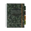 Pukka Pad Camo Knit B5 5-Subject Notebooks, 7" x 10", Ruled, 100 Sheets, Green, 3/Pack (9756-CAM)