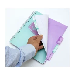 Pukka Pad Pastels 5-Subject Notebooks, 8.5