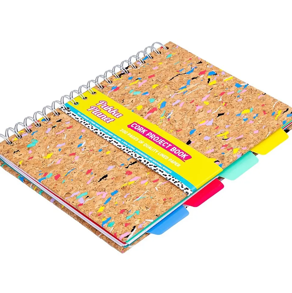Pukka Pad Planet Project Book, 7.13" x 10.12", Wide-Ruled, 100 Sheets, Multicolor (9856-SPP)