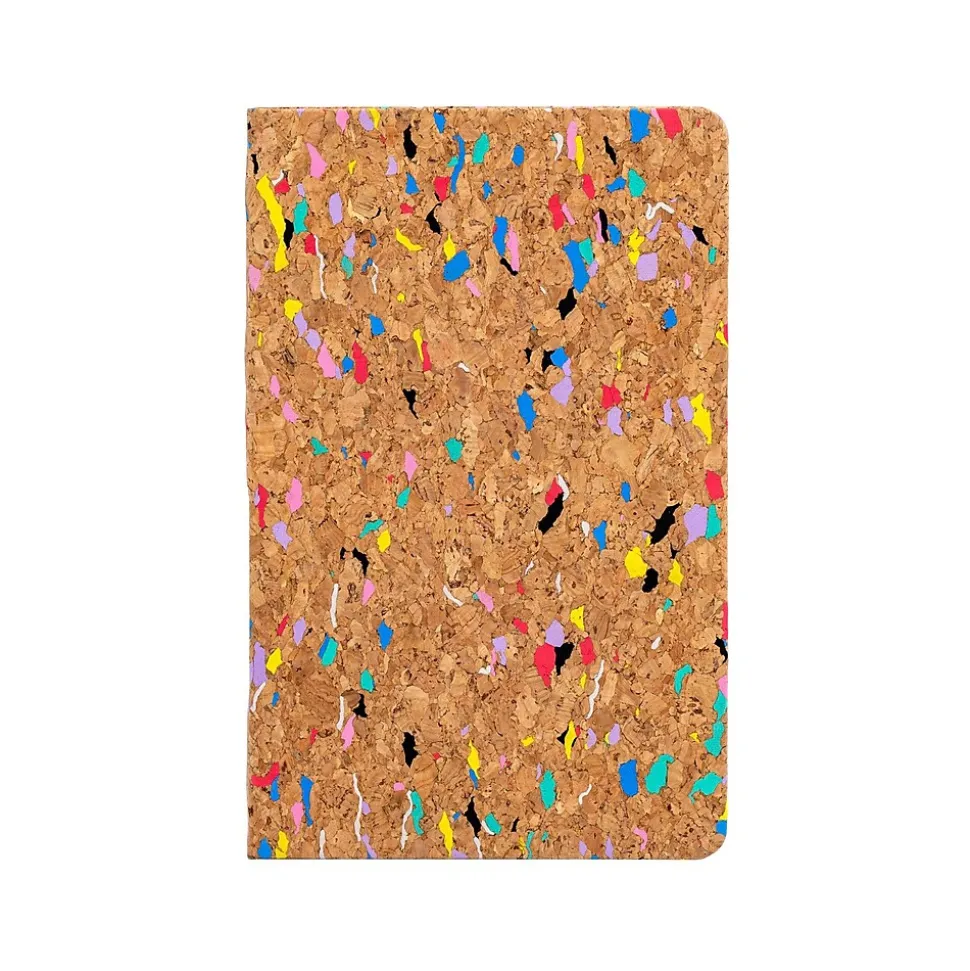Pukka Pad Planet Softcover Notebook, 5.31" x 8.46", Wide-Ruled, 80 Sheets, Multicolor (9855-SPP)