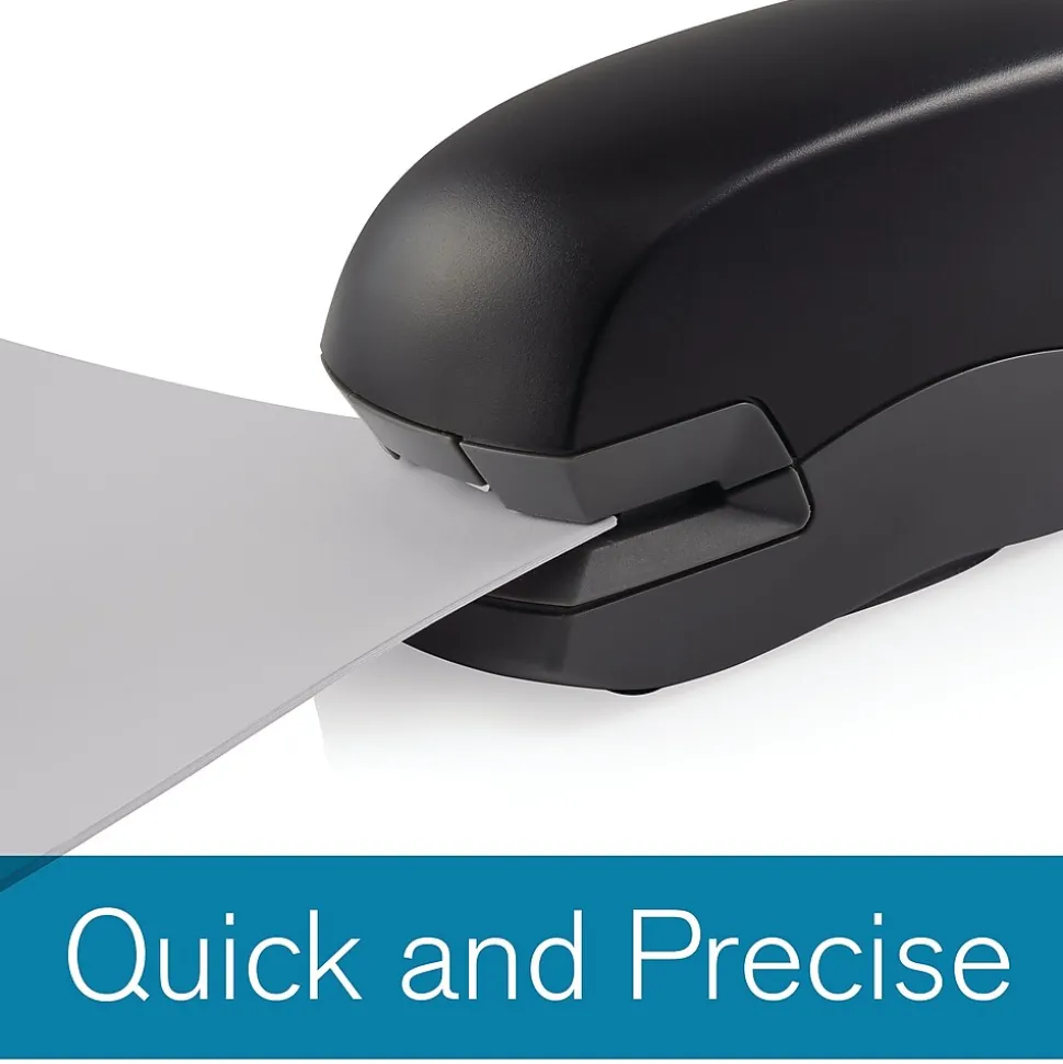 Rapid Fixativ 20EX Automatic Electric Desktop Stapler, 20 Sheet Capactiy, Black (73126)