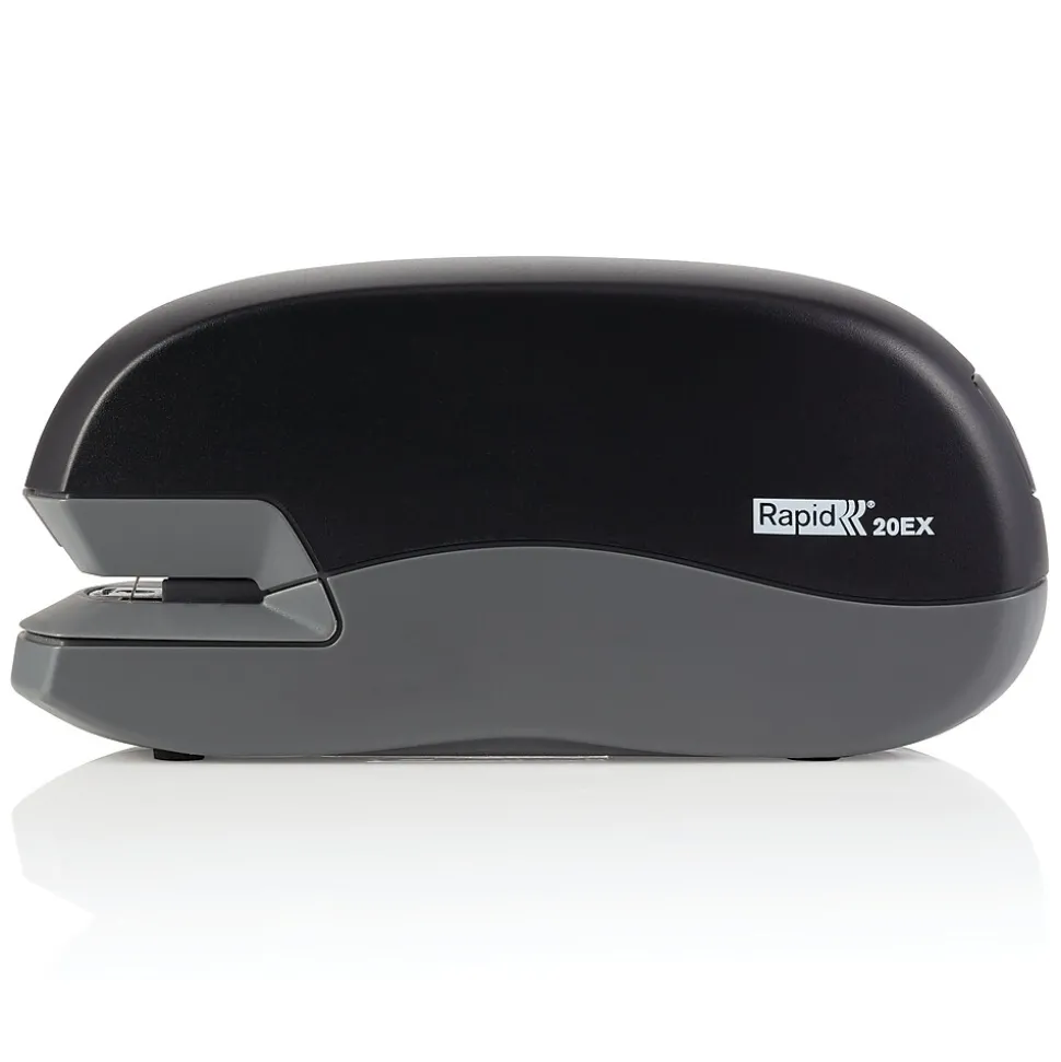 Rapid Fixativ 20EX Automatic Electric Desktop Stapler, 20 Sheet Capactiy, Black (73126)