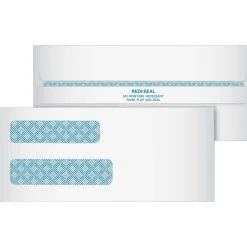 Redi-Strip Security Tinted Envelope, Contemporary, #8, White, 250/Bx