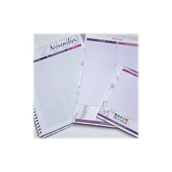 RE-FOCUS THE CREATIVE OFFICE Premium Legal Pad, Ruled, 8.5" x 11.75", Pink, 30 Sheets/Pad, 2 Pads (40002)