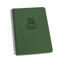 Rite In The Rain All-Weather 1-Subject Pocket Notebook, 4.88" x 7", Graph Ruled, 32 Sheets, Green (973)