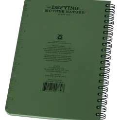 Rite In The Rain All-Weather 1-Subject Pocket Notebook, 4.88" x 7", Graph Ruled, 32 Sheets, Green (973)