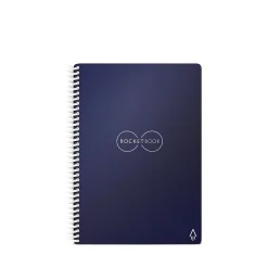 Rocketbook Core Reusable Smart Notebook, 6" x 8.8", Dot-Grid Ruled, 36 Pages, Blue (EVR-E-RC-CDF-FR)