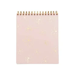 Russell+Hazel Posy Pocket Notebook, 7.5" x 9", College Ruled, 98 Sheets, Pink (56297)