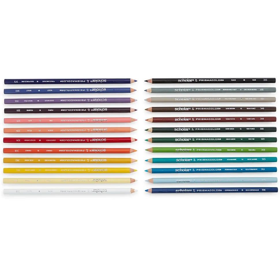 Sanford Prismacolor® Scholar™ Pencil Set, Assorted 24-Color Set