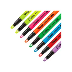 Sharpie Clear View Highlighter, Chisel Tip, Assorted, 8/Pack (1966798/2128218)