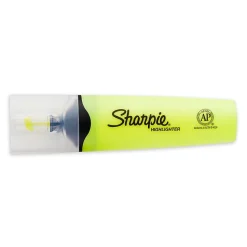 Sharpie Clear View Tank Highlighter, Chisel Tip, Yellow, 3/Pack (1904613/2128219)
