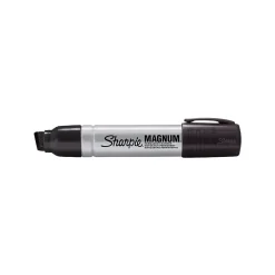Sharpie Magnum Permanent Markers, XL Chisel Tip, Black, 72/Pack (44001)