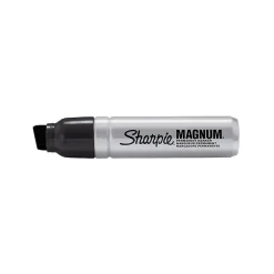 Sharpie Magnum Permanent Markers, XL Chisel Tip, Black, 72/Pack (44001)