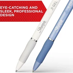 Sharpie S-Gel Retractable Gel Pen, Medium Point, Black Ink, 4/Pack (2126207)