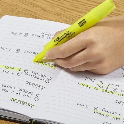 Sharpie Tank Highlighter, Chisel Tip, Fluorescent Yellow, 36/Pack (1920938)