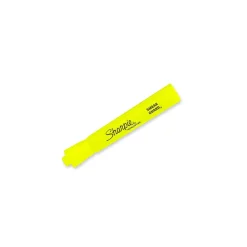 Sharpie Tank Highlighter, Chisel Tip, Fluorescent Yellow, Dozen (25025)