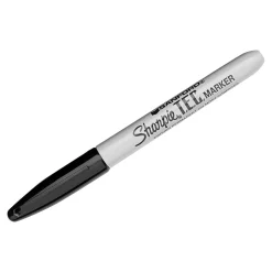 Sharpie T.E.C. Permanent Marker, Fine Tip, Black (13401)