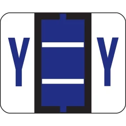 Smead BCCR Labels File Folder Label, Y, Violet, 500 Labels/Pack (67095)