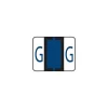 Smead BCCR Labels File Folder Label, G, Violet, 500 Labels/Pack (67077)