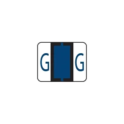 Smead BCCR Labels File Folder Label, G, Violet, 500 Labels/Pack (67077)