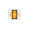 Smead BCCR Labels File Folder Label, K, Light Orange, 500 Labels/Pack (67081)